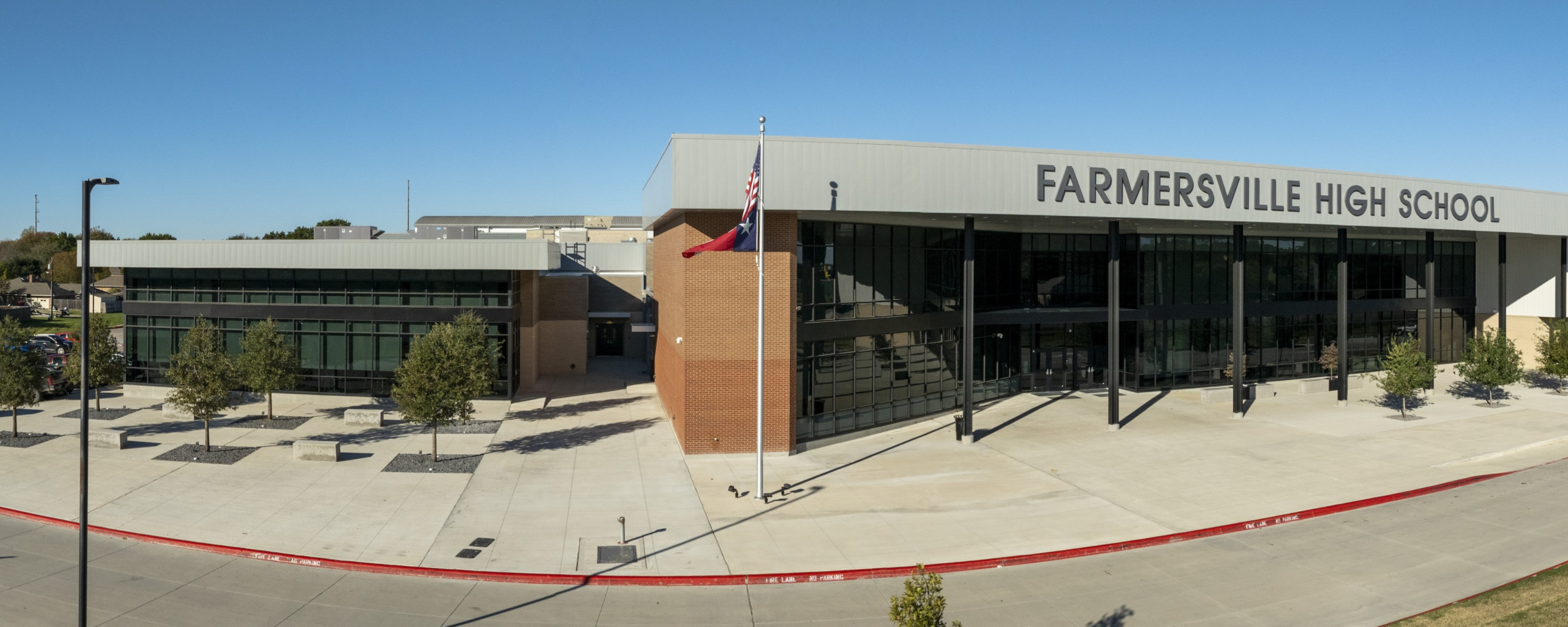 farmersville high school frontage