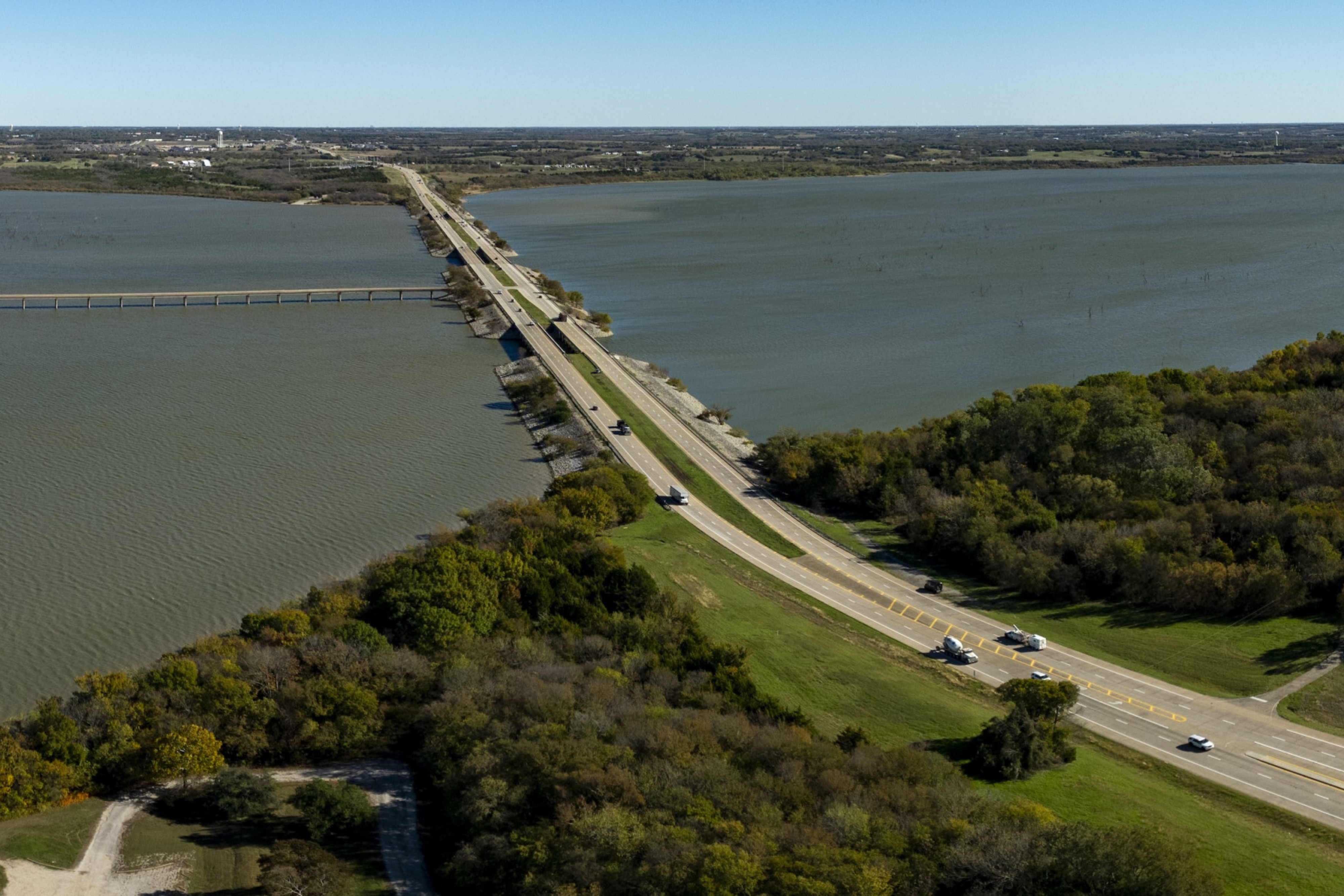lake lavon aerial view