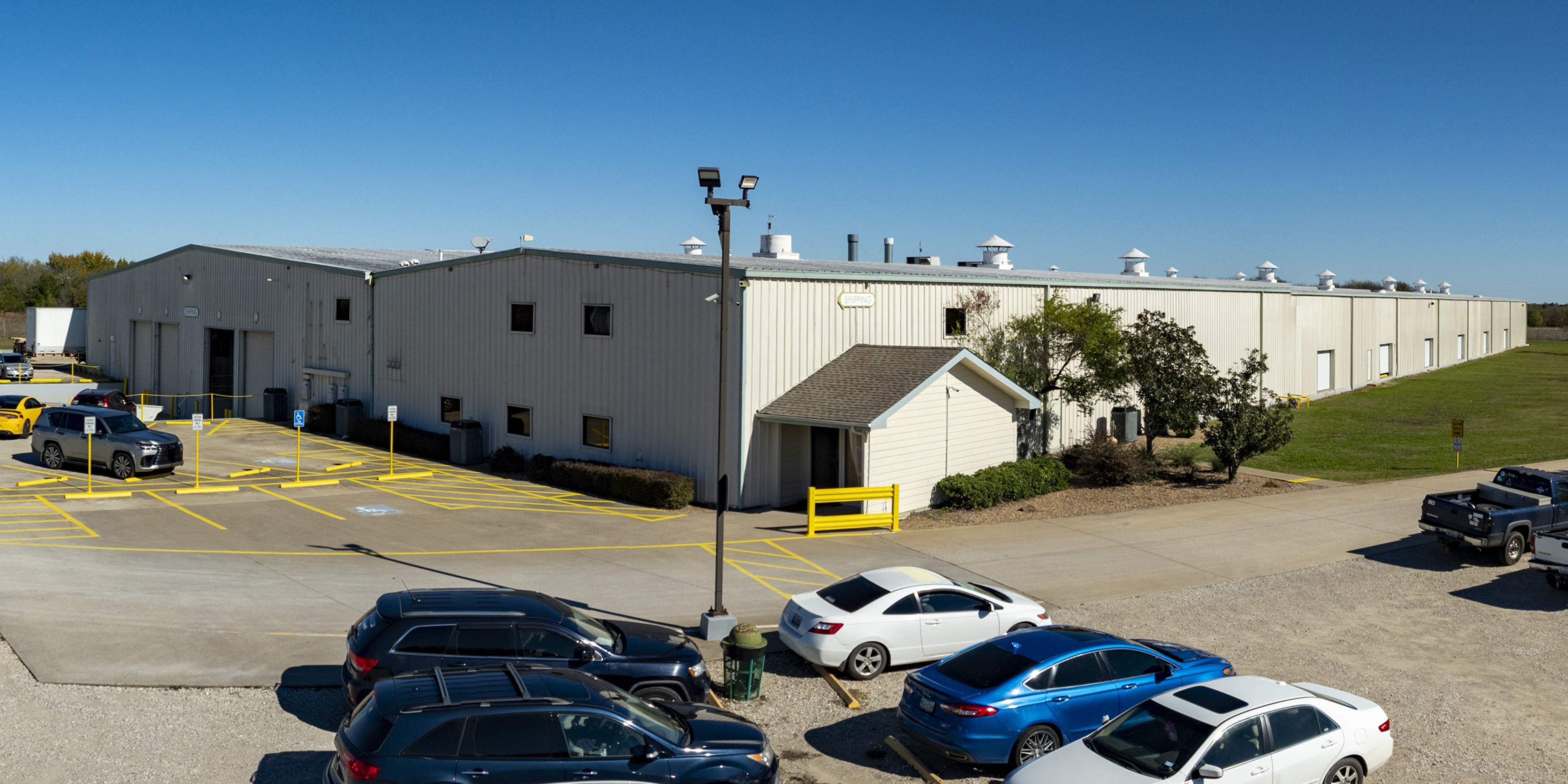 Outdoor shot of AFI in Farmersville