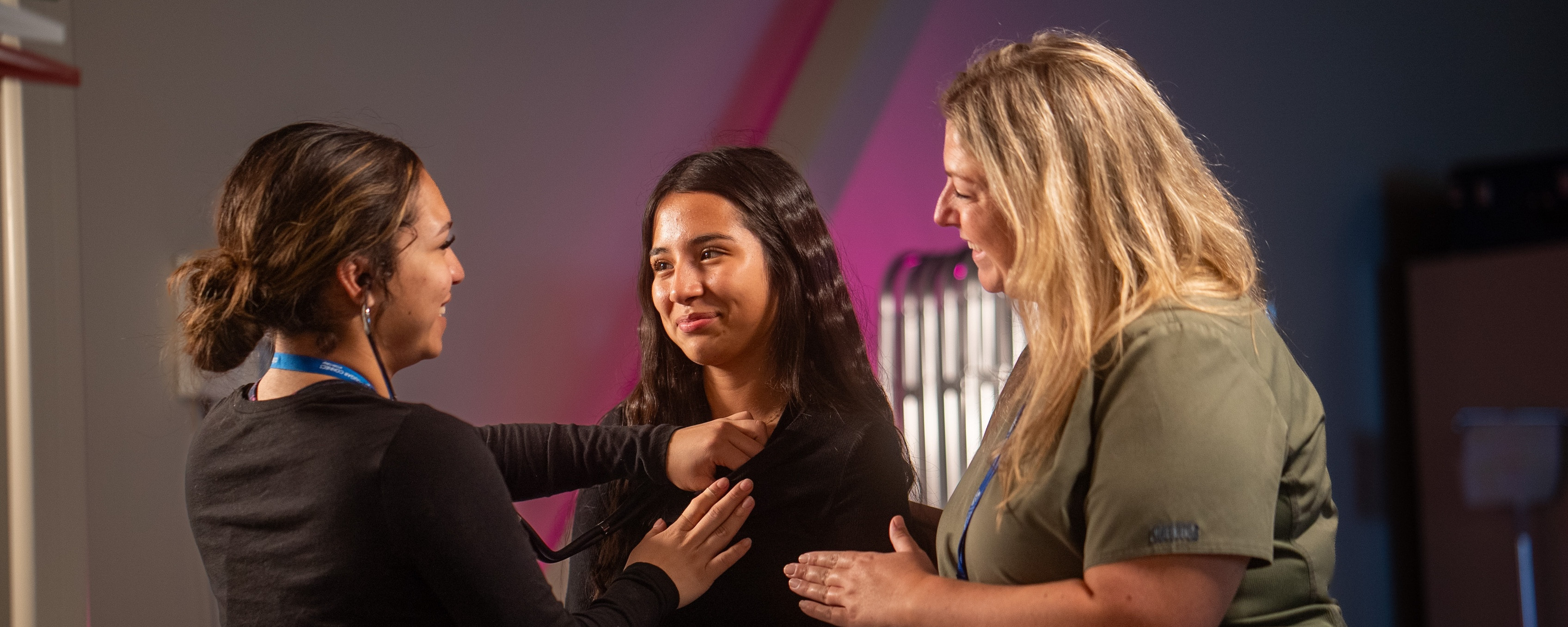 Nursing Teacher and Students at Collin College